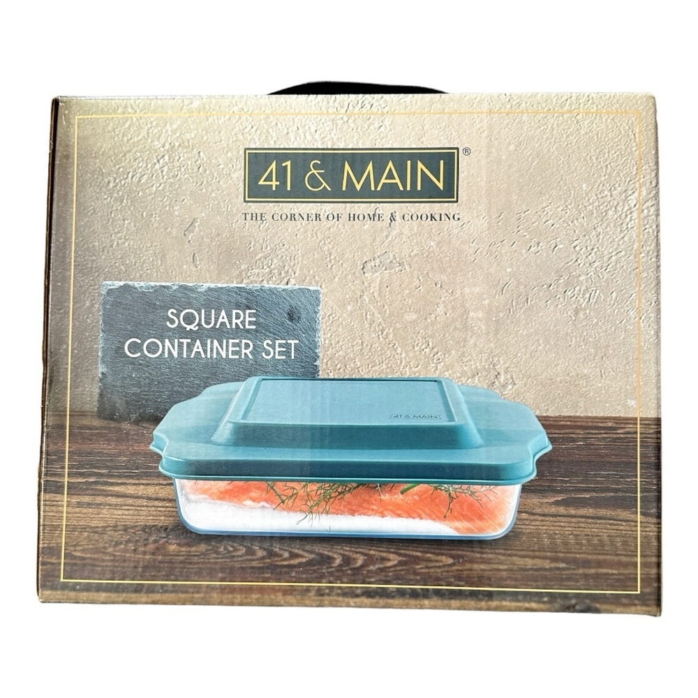 41 & Main Square Container Set NIB‎